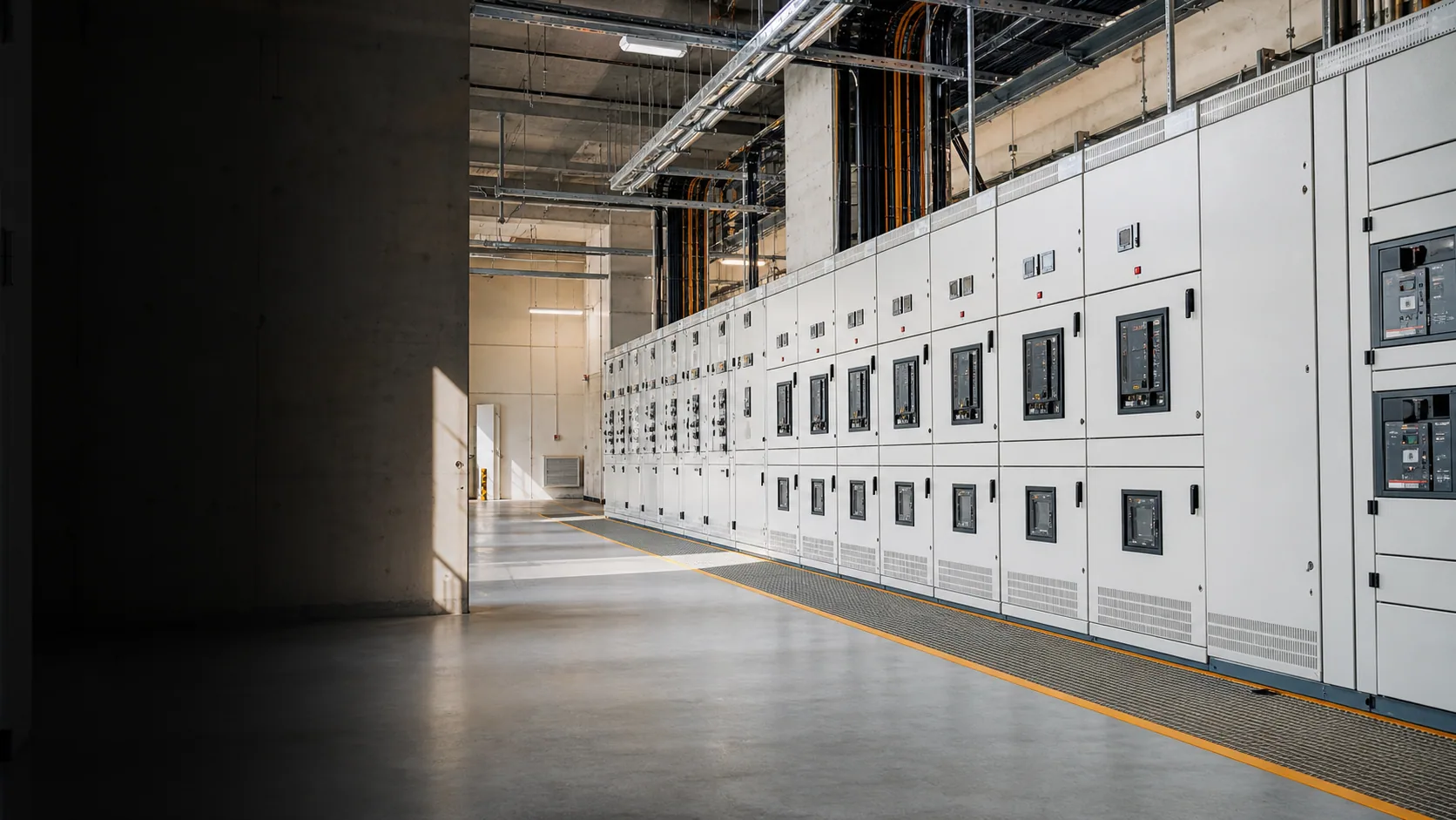 Low voltage switchgear lineup for critical electrical distribution