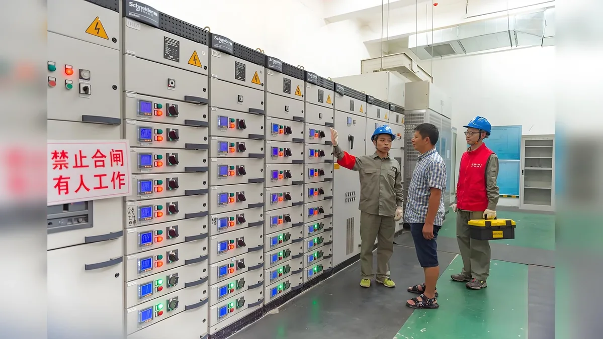Representative industrial switchgear application scene