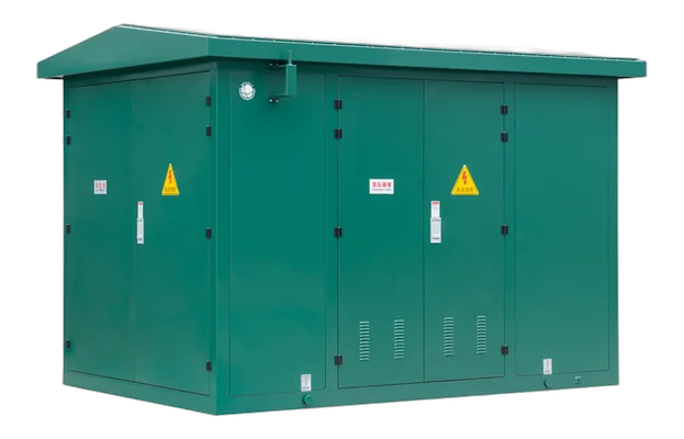 Reference image of an outdoor prefabricated substation